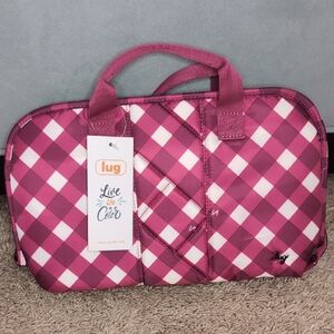 Lug Flash SE Cosmetic Travel Case Gingham Berry